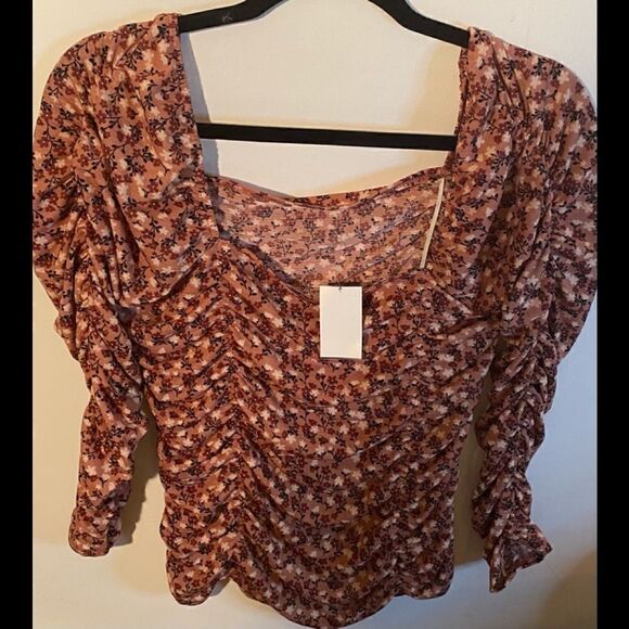 🛍Jolie & jog Ruch Raglan Women’s floral Top Size: Large - Picture 9 of 9